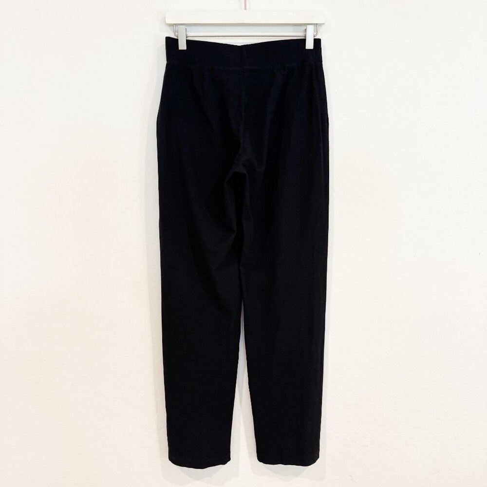 Eileen‎ Fisher System Washable Stretch Crepe Straight Pants Office Work Black XS - Picture 10 of 11
